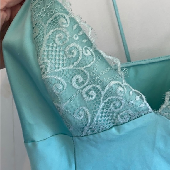 Guess mint green camisole tank with lace detail - Picture 5 of 5